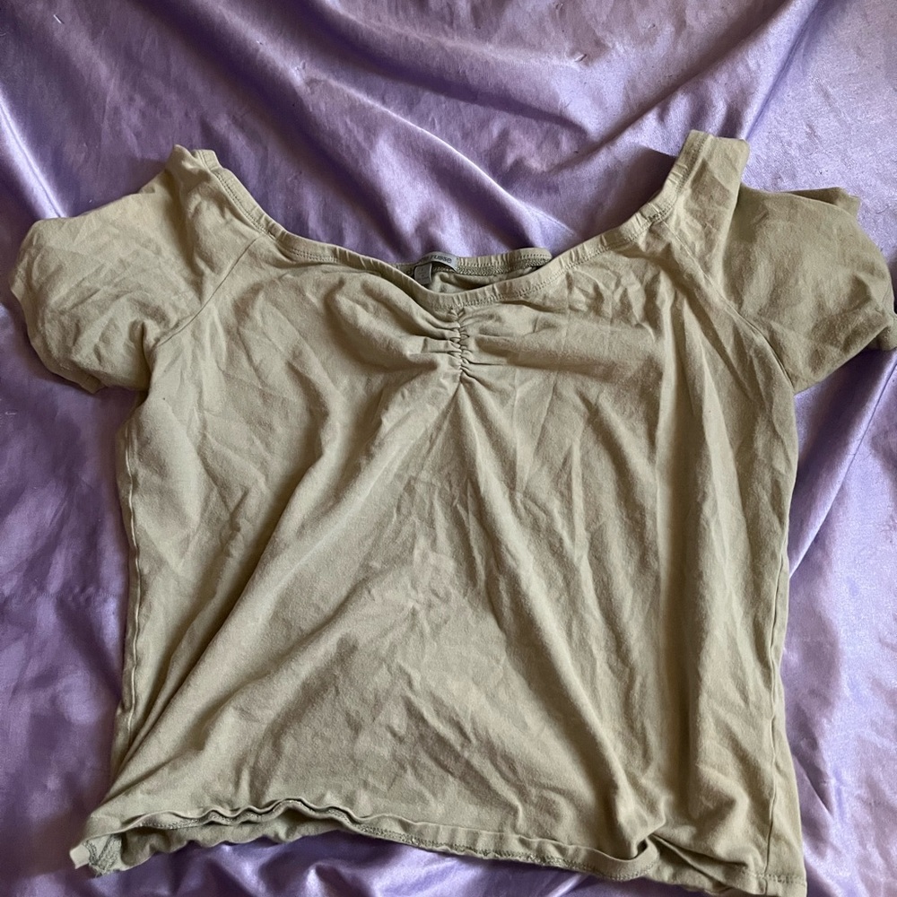 Charlotte Russe Yoga shirt light green